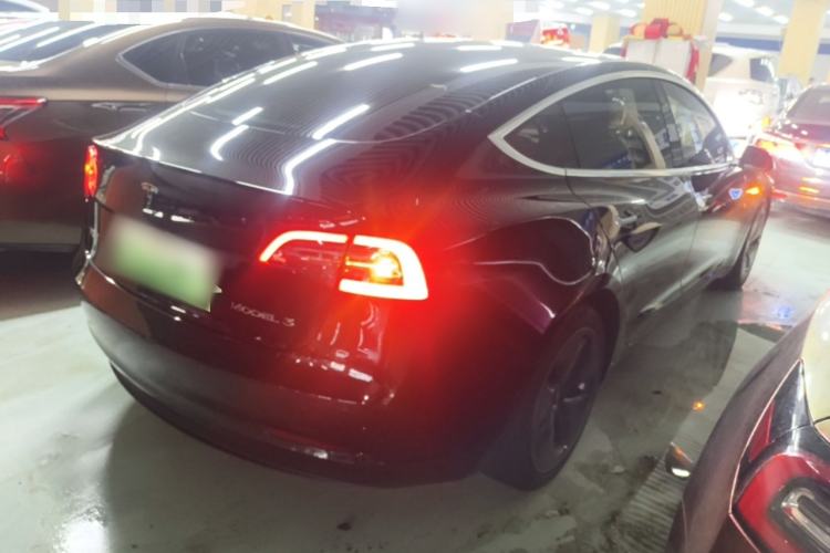 Used Tesla Model 3 2020 Standard Range Rear-Wheel Drive Upgraded Version Rear Right 45 Deg
