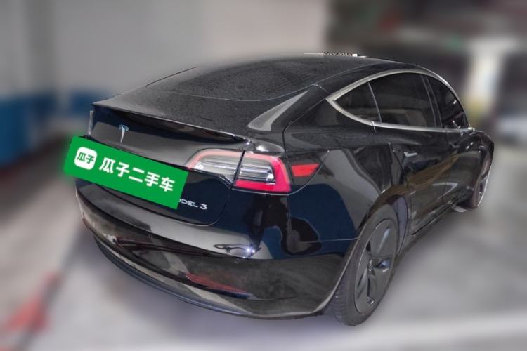 Used Tesla Model 3 2020 Refreshed Version Long-Range Rear-Wheel Drive Rear Right 45 Deg
