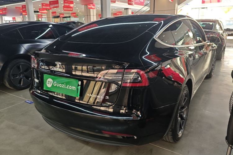 Used Tesla Model 3 2020 Revised Version Standard Range Rear-Wheel Drive – Upgraded Edition Rear Right 45 Deg