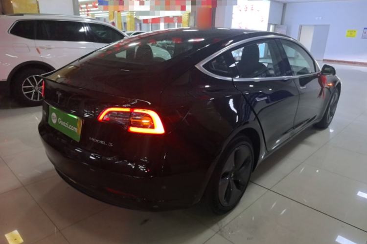 Used Tesla Model 3 2020 Standard Range Rear-Wheel Drive Upgraded Version Rear Right 45 Deg