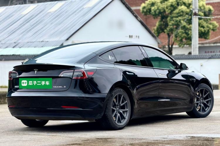 Used Tesla Model 3 2020 Standard Range Rear-Wheel Drive Upgraded Version Rear Right 45 Deg