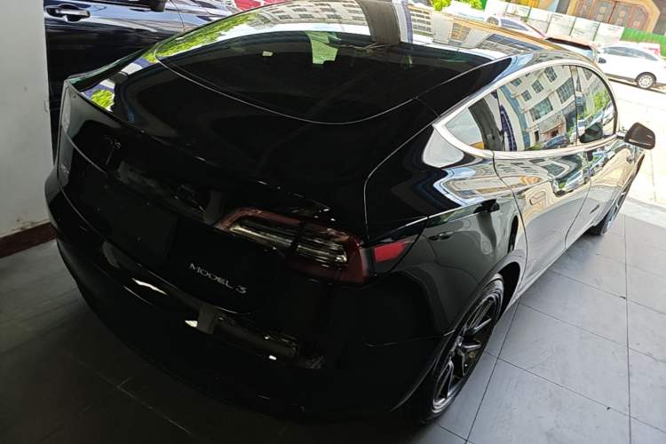 Used Tesla Model 3 2020 Standard Range Rear-Wheel Drive Upgraded Version Rear Right 45 Deg