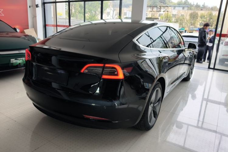 Used Tesla Model 3 2020 Standard Range Rear-Wheel Drive Upgraded Version Rear Right 45 Deg