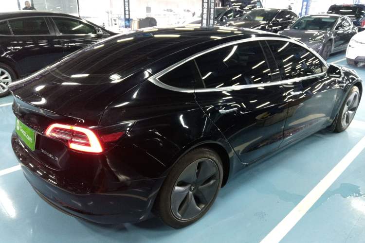 Used Tesla Model 3 2020 Standard Range Rear-Wheel Drive Upgraded Version Rear Right 45 Deg