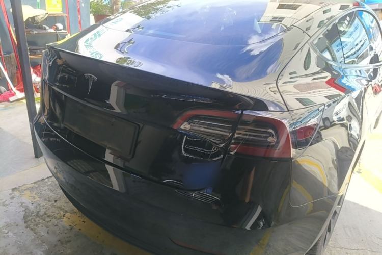 Used Tesla Model 3 2020 Standard Range Rear-Wheel Drive Upgraded Version Rear Right 45 Deg