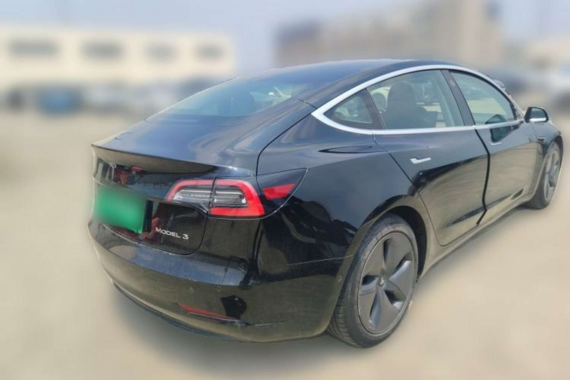 Used Tesla Model 3 2020 Revised Version Standard Range Rear-Wheel Drive – Upgraded Edition Rear Right 45 Deg