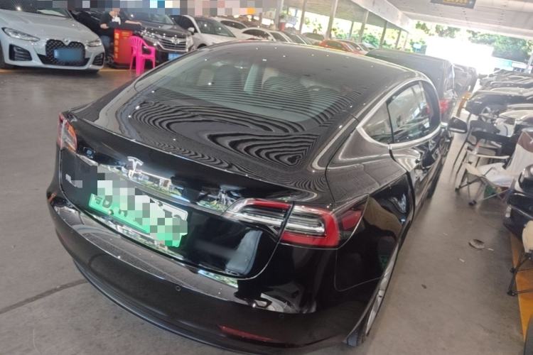 Used Tesla Model 3 2020 Refreshed Version Long-Range Rear-Wheel Drive Rear Right 45 Deg
