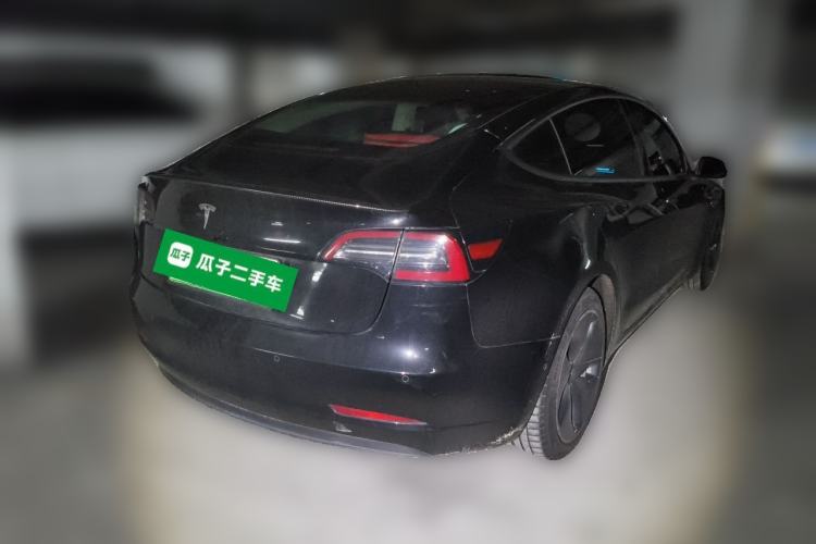 Used Tesla Model 3 2020 Long-Range Rear-Wheel-Drive Version Rear Right 45 Deg