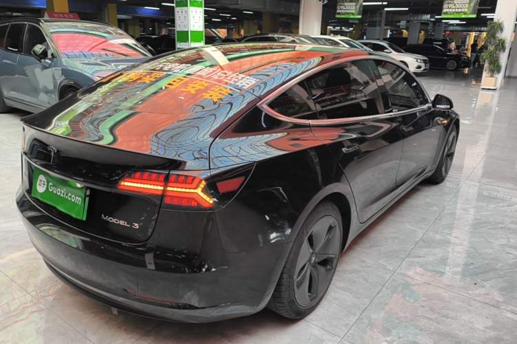 Used Tesla Model 3 2020 Standard Range Rear-Wheel Drive Upgraded Version Rear Right 45 Deg