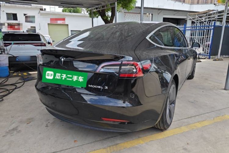 Used Tesla Model 3 2020 Standard Range Rear-Wheel Drive Upgraded Version Rear Right 45 Deg