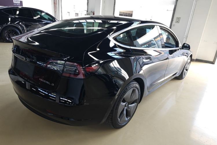 Used Tesla Model 3 2020 Refreshed Version Long-Range Rear-Wheel Drive Rear Right 45 Deg