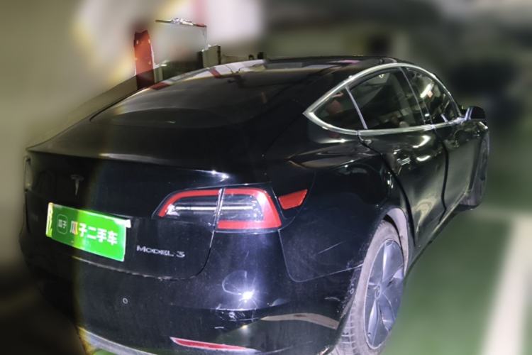 Used Tesla Model 3 2020 Standard Range Rear-Wheel Drive Upgraded Version Rear Right 45 Deg