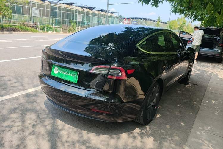 Used Tesla Model 3 2020 Revised Version Standard Range Rear-Wheel Drive – Upgraded Edition Rear Right 45 Deg