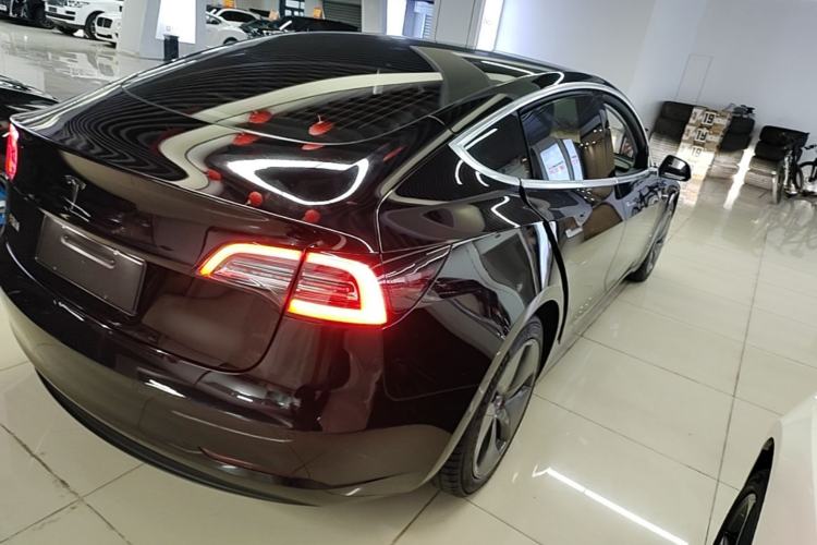 Used Tesla Model 3 2020 Refreshed Version Long-Range Rear-Wheel Drive Rear Right 45 Deg