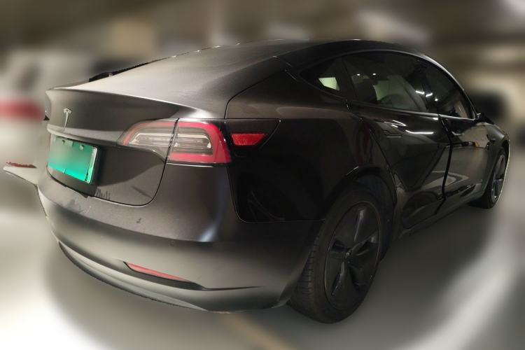 Used Tesla Model 3 2020 Standard Range Rear-Wheel Drive Upgraded Version Rear Right 45 Deg