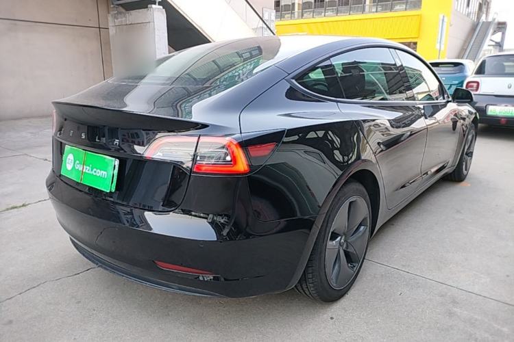 Used Tesla Model 3 2020 Standard Range Rear-Wheel Drive Upgraded Version Rear Right 45 Deg