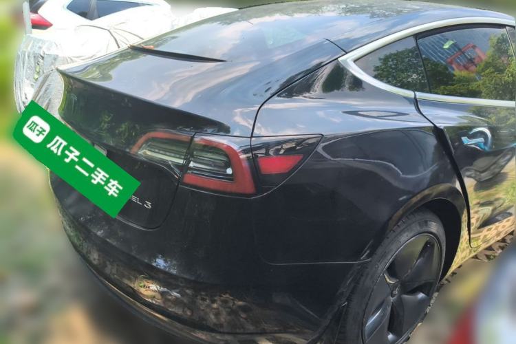 Used Tesla Model 3 2020 Standard Range Rear-Wheel Drive Upgraded Version Rear Right 45 Deg