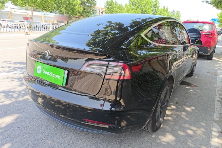 Used Tesla Model 3 2020 Standard Range Rear-Wheel Drive Upgraded Version Rear Right 45 Deg