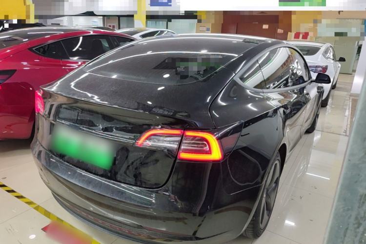 Used Tesla Model 3 2020 Standard Range Rear-Wheel Drive Upgraded Version Rear Right 45 Deg