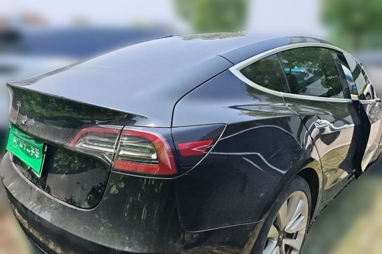Used Tesla Model 3 2020 Refreshed Version Long-Range Rear-Wheel Drive Rear Right 45 Deg