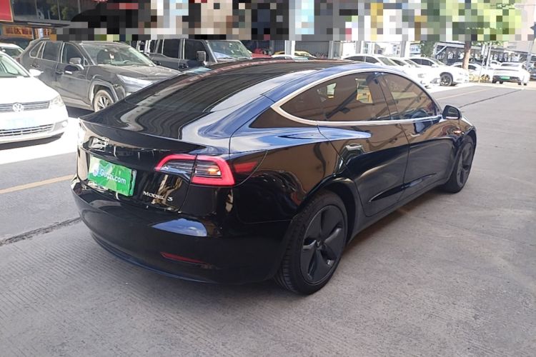 Used Tesla Model 3 2020 Standard Range Rear-Wheel Drive Upgraded Version Rear Right 45 Deg