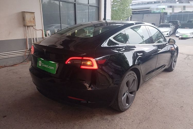 Used Tesla Model 3 2020 Standard Range Rear-Wheel Drive Upgraded Version Rear Right 45 Deg