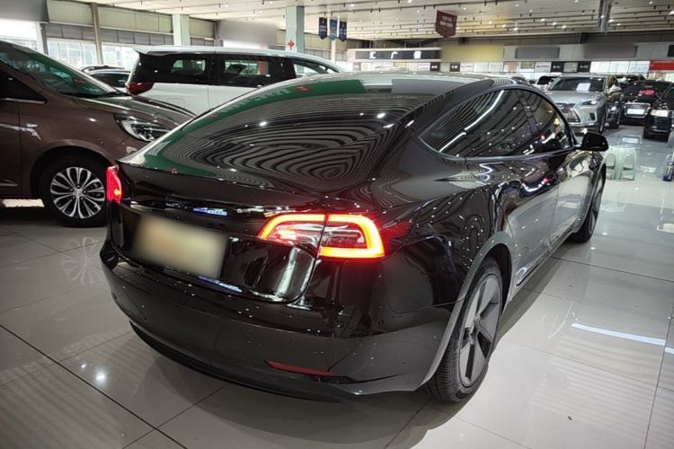 Used Tesla Model 3 2020 Refreshed Version Long-Range Rear-Wheel Drive Rear Right 45 Deg