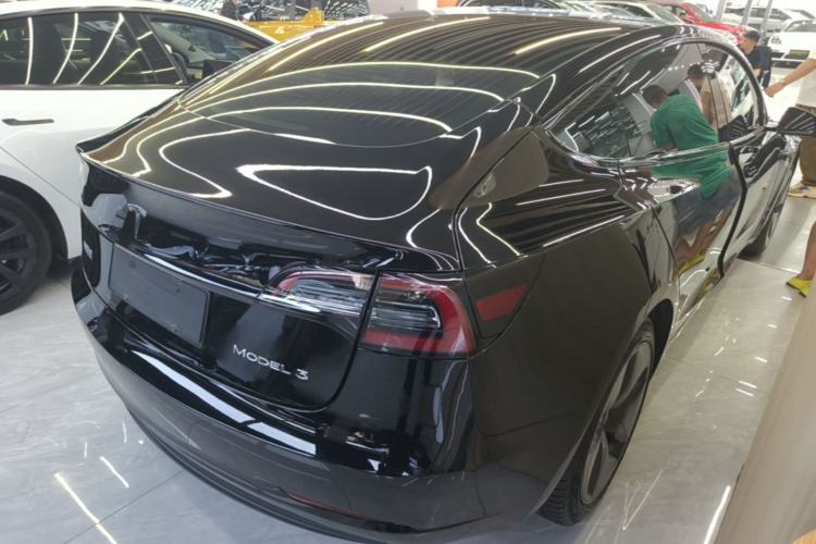 Used Tesla Model 3 2020 Standard Range Rear-Wheel Drive Upgraded Version Rear Right 45 Deg