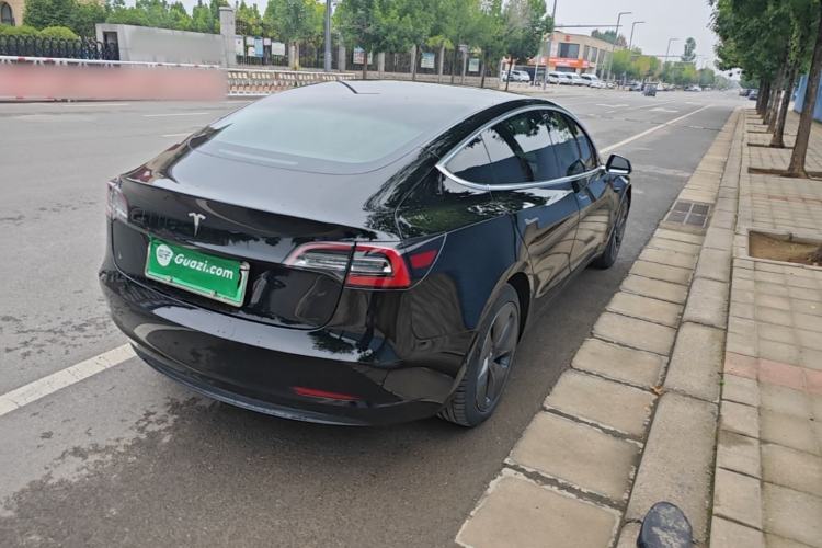 Used Tesla Model 3 2020 Standard Range Rear-Wheel Drive Upgraded Version Rear Right 45 Deg