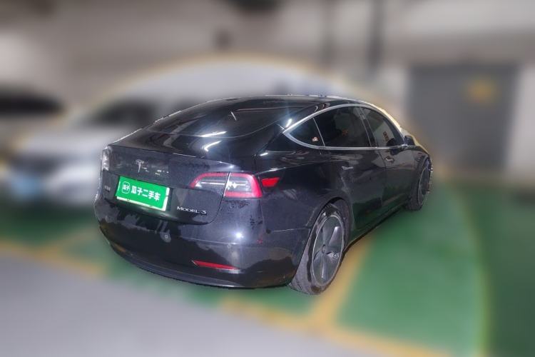 Used Tesla Model 3 2020 Refreshed Version Long-Range Rear-Wheel Drive Rear Right 45 Deg