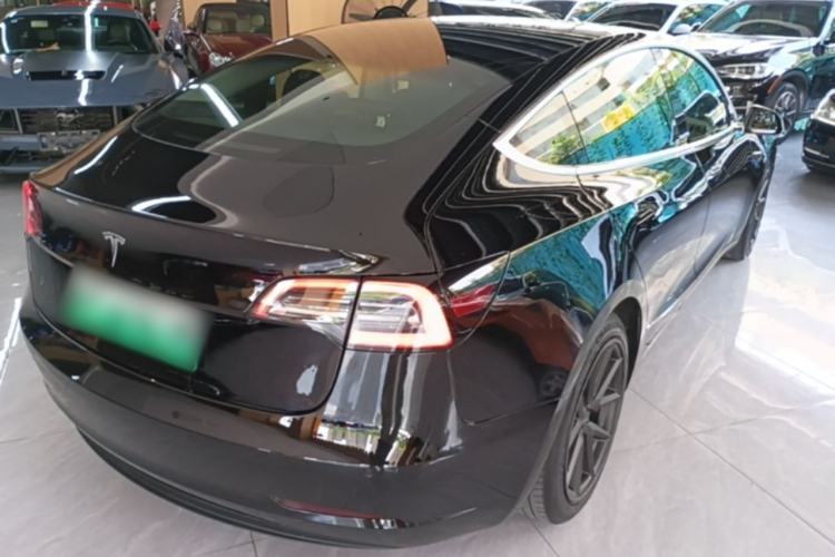 Used Tesla Model 3 2020 Standard Range Rear-Wheel Drive Upgraded Version Rear Right 45 Deg