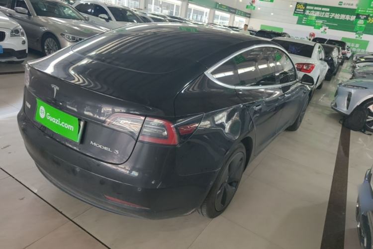 Used Tesla Model 3 2020 Standard Range Rear-Wheel Drive Upgraded Version Rear Right 45 Deg