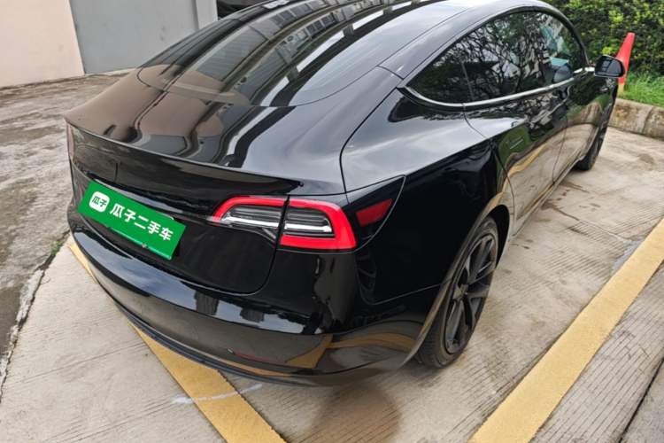 Used Tesla Model 3 2020 Standard Range Rear-Wheel Drive Upgraded Version Rear Right 45 Deg