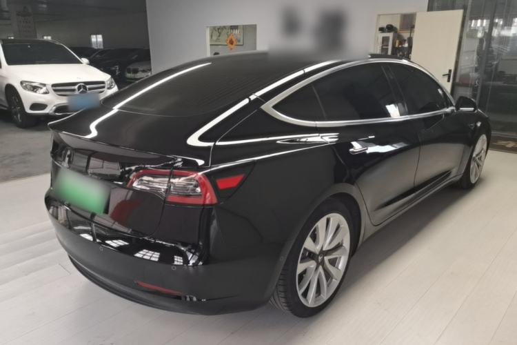 Used Tesla Model 3 2020 Standard Range Rear-Wheel Drive Upgraded Version Rear Right 45 Deg