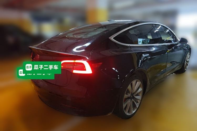 Used Tesla Model 3 2020 Standard Range Rear-Wheel Drive Upgraded Version Rear Right 45 Deg