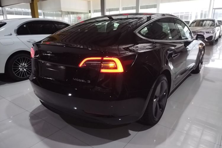 Used Tesla Model 3 2020 Standard Range Rear-Wheel Drive Upgraded Version Rear Right 45 Deg