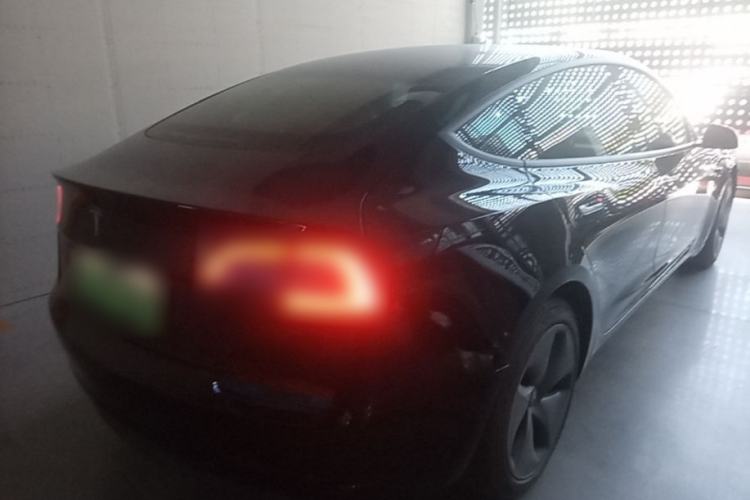 Used Tesla Model 3 2020 Refreshed Version Long-Range Rear-Wheel Drive Rear Right 45 Deg