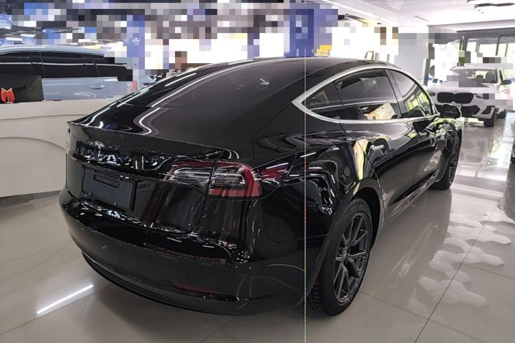 Used Tesla Model 3 2020 Refreshed Version Long-Range Rear-Wheel Drive Rear Right 45 Deg