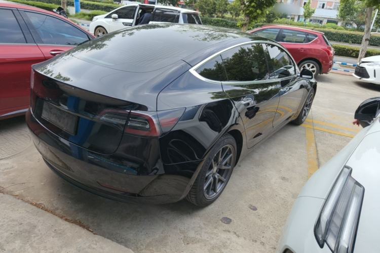 Used Tesla Model 3 2020 Refreshed Version Long-Range Rear-Wheel Drive Rear Right 45 Deg