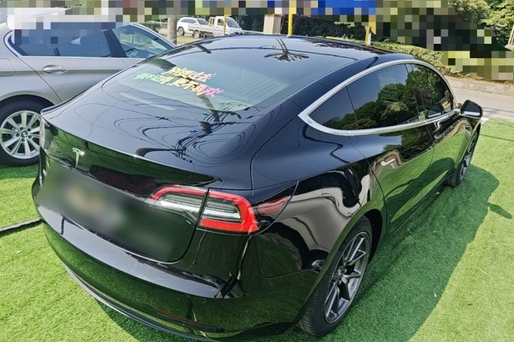 Used Tesla Model 3 2020 Standard Range Rear-Wheel Drive Upgraded Version Rear Right 45 Deg