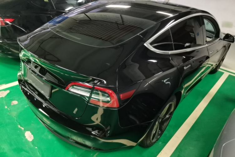Used Tesla Model 3 2020 Standard Range Rear-Wheel Drive Upgraded Version Rear Right 45 Deg