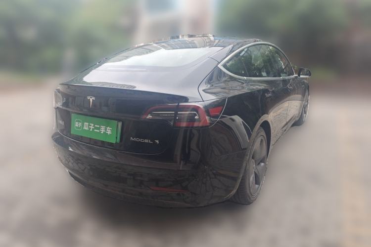 Used Tesla Model 3 2020 Standard Range Rear-Wheel Drive Upgraded Version Rear Right 45 Deg