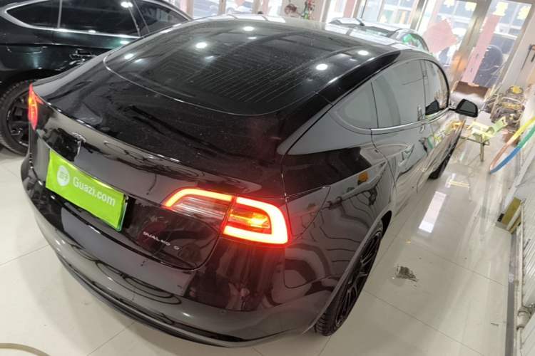Used Tesla Model 3 2020 Standard Range Rear-Wheel Drive Upgraded Version Rear Right 45 Deg