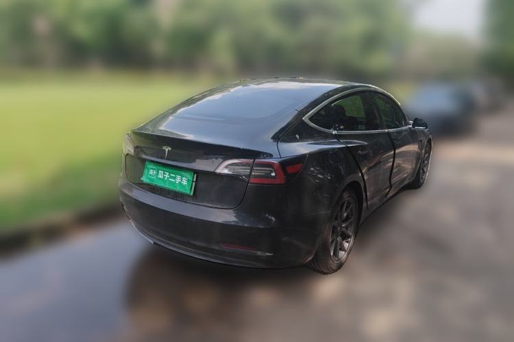 Used Tesla Model 3 2020 Standard Range Rear-Wheel Drive Upgraded Version Rear Right 45 Deg