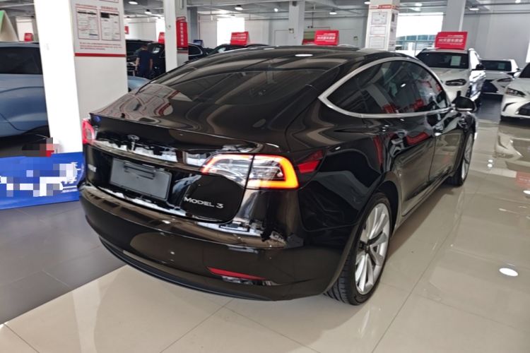 Used Tesla Model 3 2020 Standard Range Rear-Wheel Drive Upgraded Version Rear Right 45 Deg