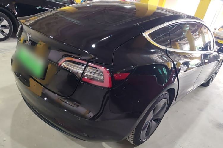 Used Tesla Model 3 2020 Standard Range Rear-Wheel Drive Upgraded Version Rear Right 45 Deg