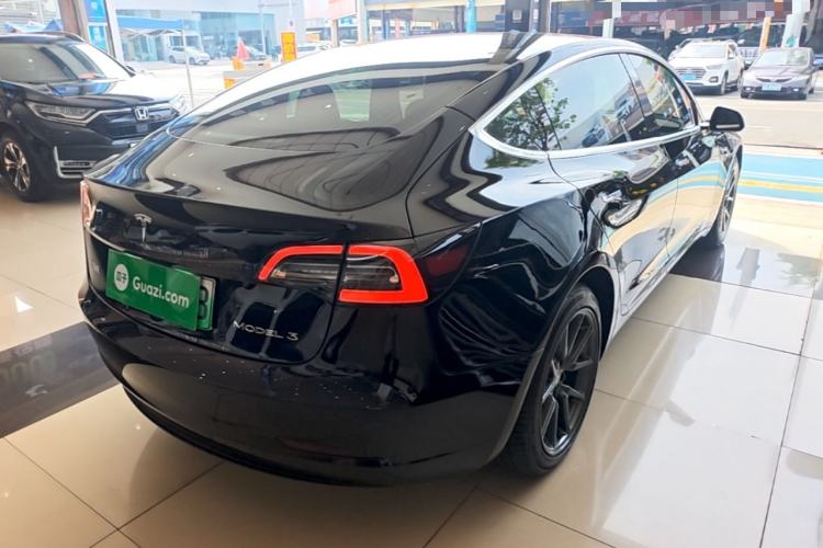 Used Tesla Model 3 2020 Long-Range Rear-Wheel-Drive Version Rear Right 45 Deg