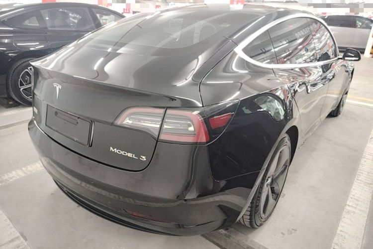 Used Tesla Model 3 2020 Standard Range Rear-Wheel Drive Upgraded Version Rear Right 45 Deg