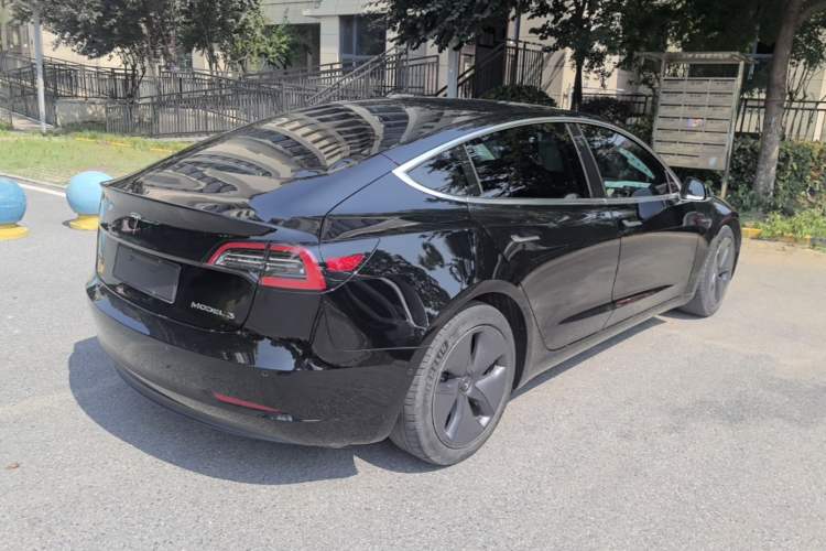 Used Tesla Model 3 2020 Revised Version Standard Range Rear-Wheel Drive – Upgraded Edition Rear Right 45 Deg