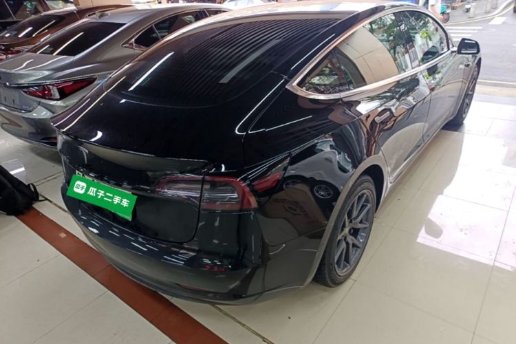 Used Tesla Model 3 2020 Standard Range Rear-Wheel Drive Upgraded Version Rear Right 45 Deg